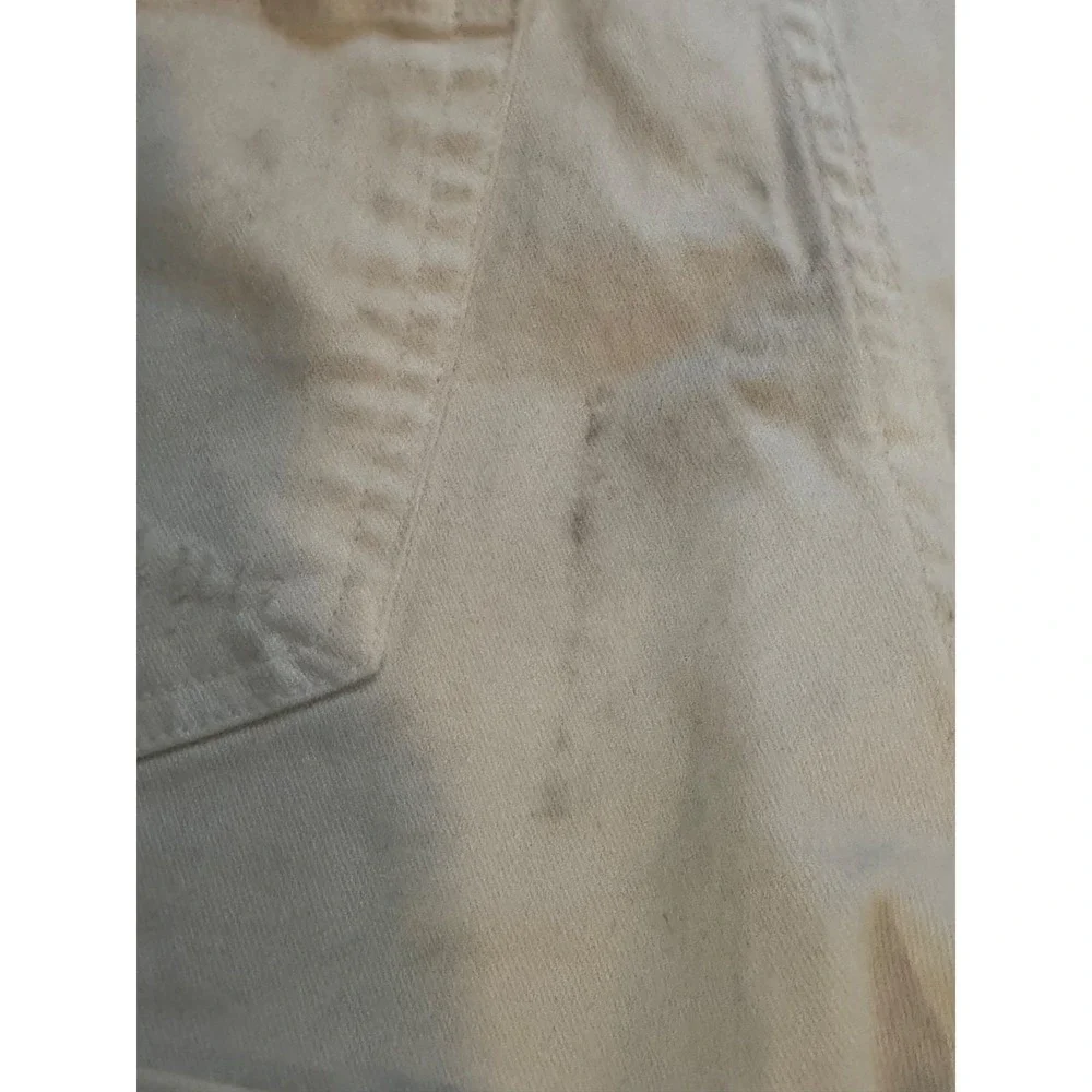 Women's Gap White Summer Cuffed Shorts Size 8 Cotton beach surf